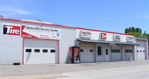 Janesville service center (Rock County) .